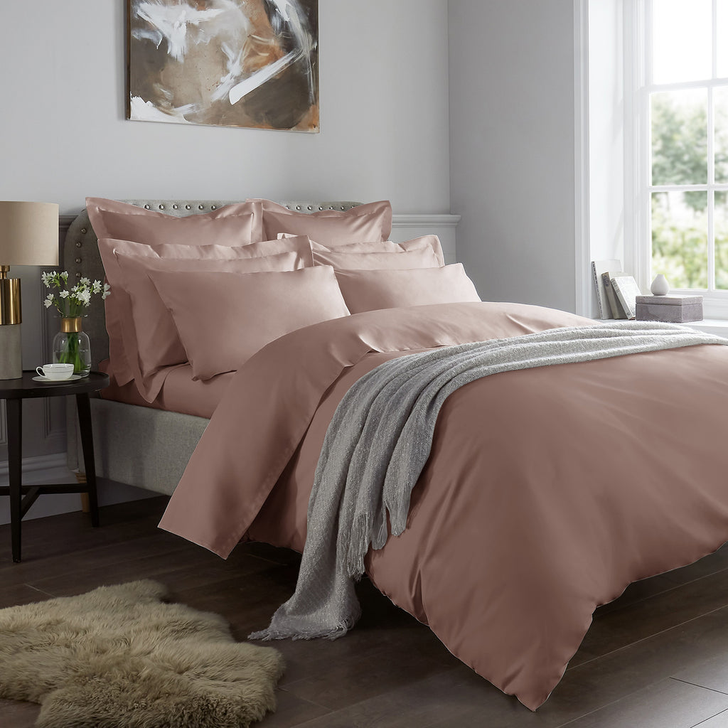 Rose Pink 1000 Thread Count Luxurious Duvet Cover