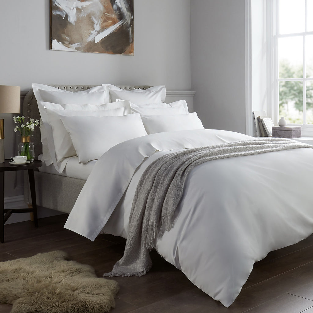 White 1000 Thread Count Luxurious Duvet Cover