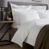 White 800 Thread Count Duvet Cover with White Wide Border