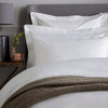 White 800 Thread Count Oxford Pillowcase Pair with White Wide Border