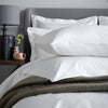 White 800 Thread Count Oxford Pillowcase Pair with White Wide Border