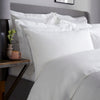 White 800 Thread Count Superking Pillowcase with White Wide Border x1