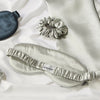 Grey 100% Mulberry Silk Luxuriously Smooth 3 Piece Gift Set