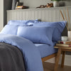 Marine Blue Linen Blend Duvet Cover