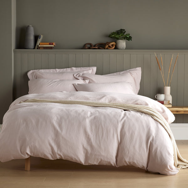 Rose Private Collection Linen Blend Duvet Cover