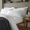 White Linen Blend Duvet Cover