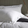 White Linen Blend Oxford Pillowcase Pair