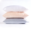 Ice Grey 100% Mulberry Silk Luxuriously Smooth Hypoallergenic Pillowcase x1